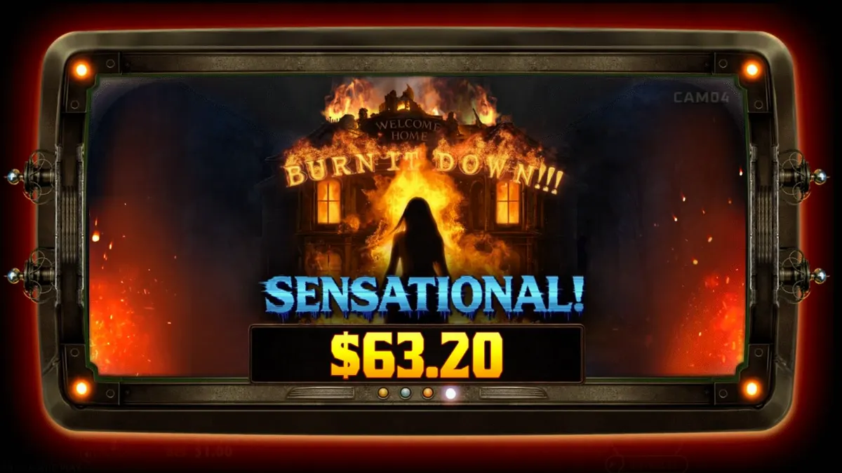 Interface sombria e misteriosa do slot Sanatorium Secrets com símbolos de personagens